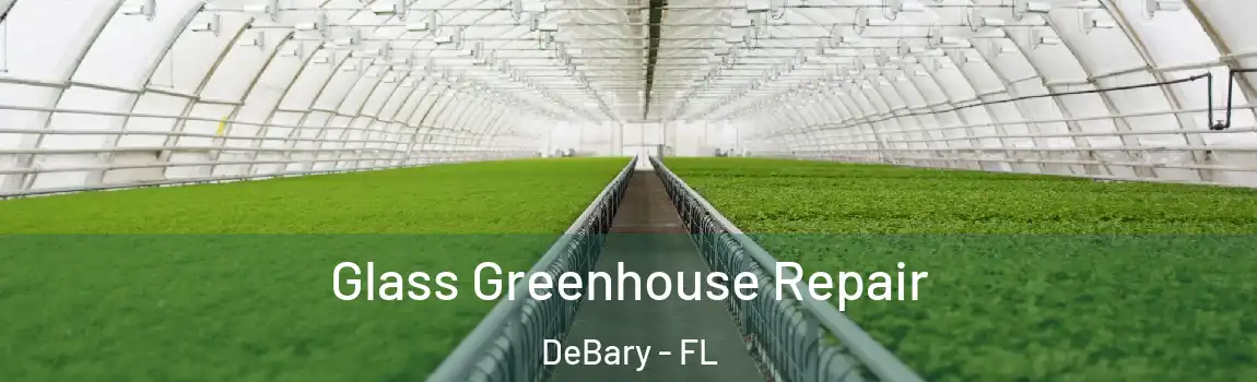 Glass Greenhouse Repair DeBary - FL
